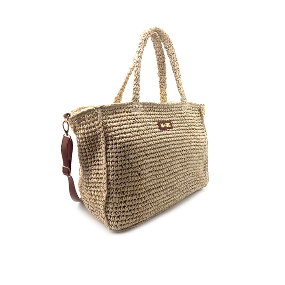 Borsa Shopping Raffia M*Brc