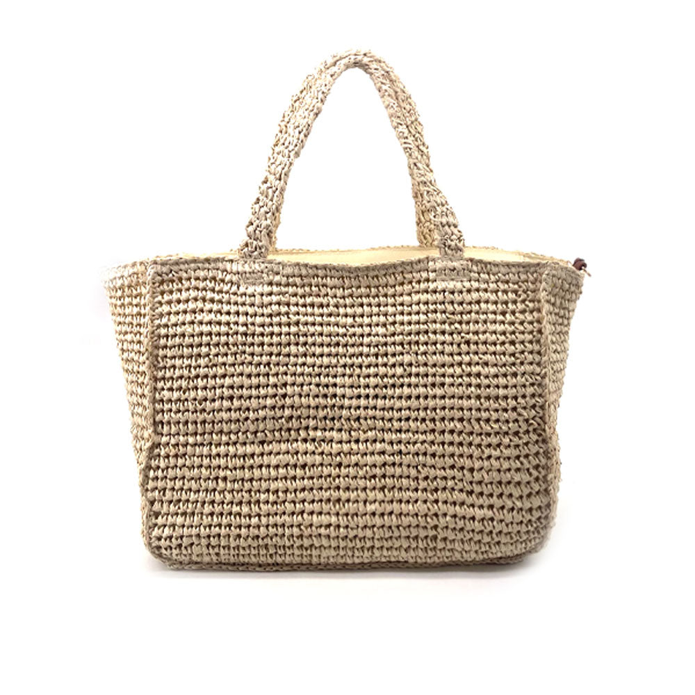 Borsa Shopping Raffia M*Brc