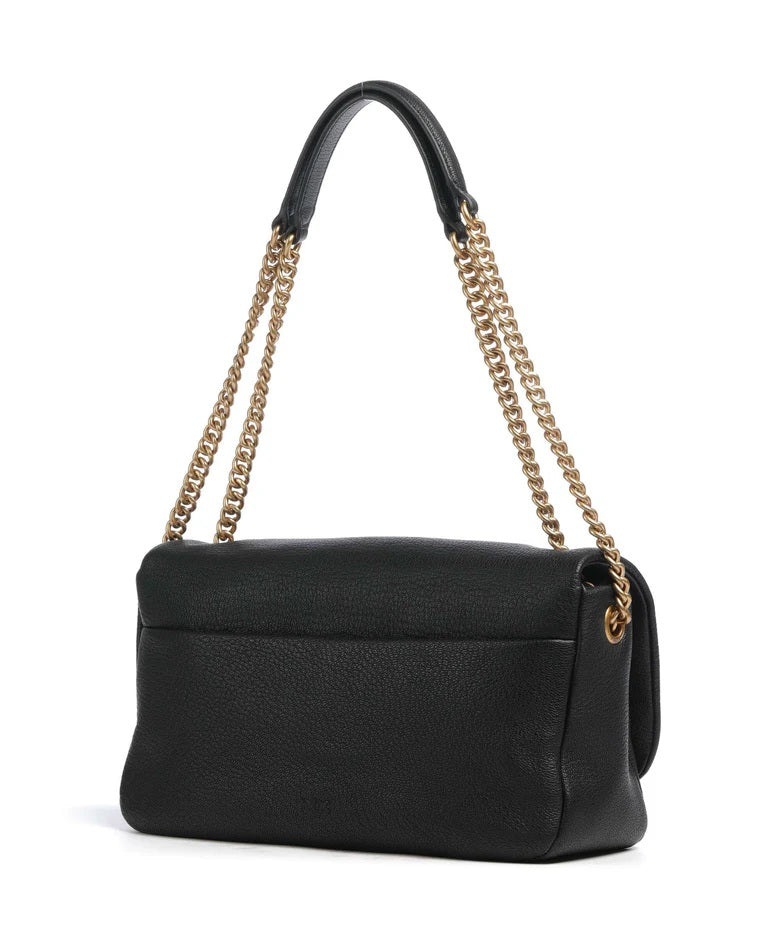 Pinko Click Soft Horizontal leather shoulder bag