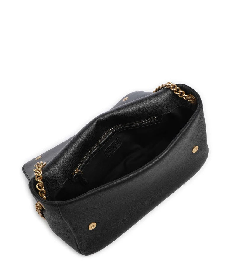 Pinko Click Soft Horizontal leather shoulder bag