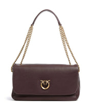 Pinko Click Soft Horizontal leather shoulder bag