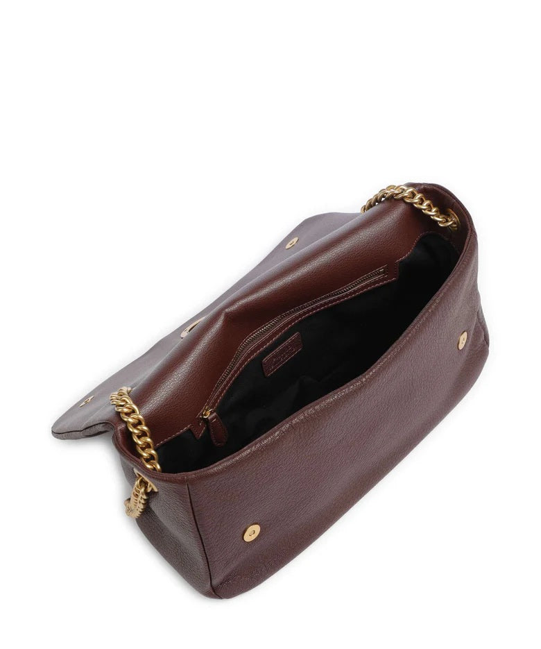 Pinko Click Soft Horizontal leather shoulder bag