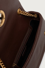 Borsa a spalla Click Soft Horizontal Mini in pelle Pinko