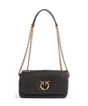 Borsa a spalla Click Soft Horizontal Mini in pelle Pinko