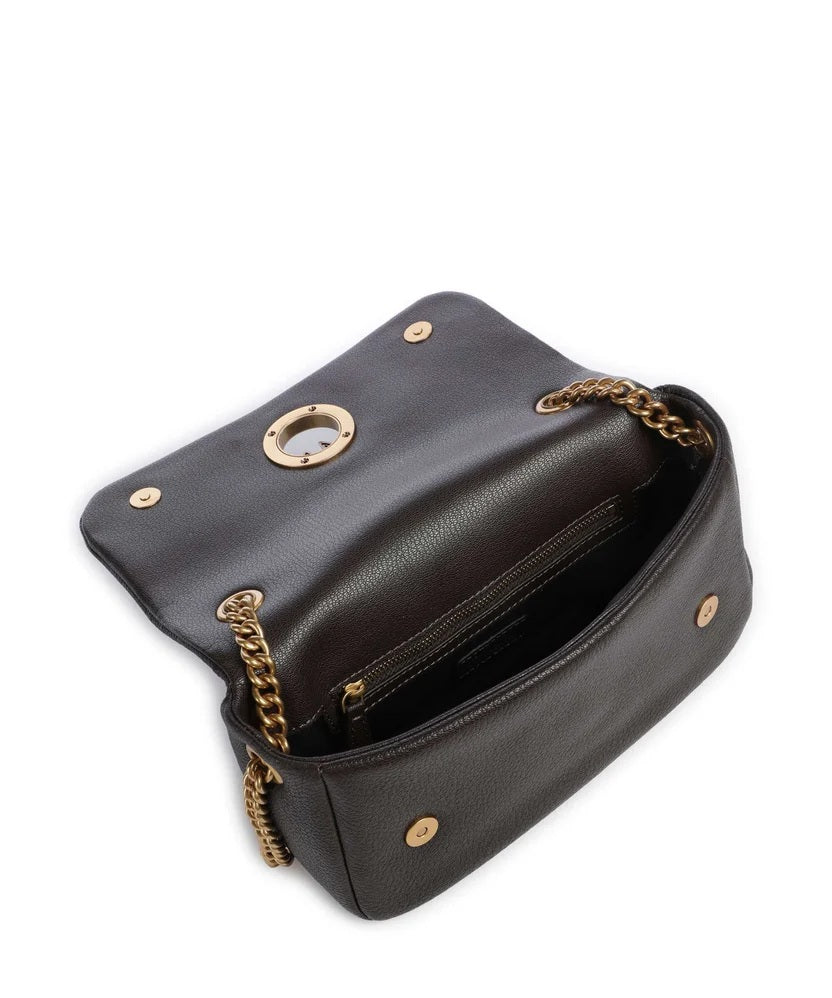 Borsa a spalla Click Soft Horizontal Mini in pelle Pinko