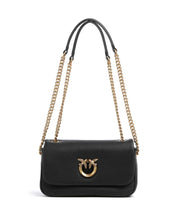 Pinko Click Soft Horizontal Mini leather shoulder bag
