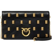 Borsa a tracolla Click Soft Horizontal Mini in pelle Pinko
