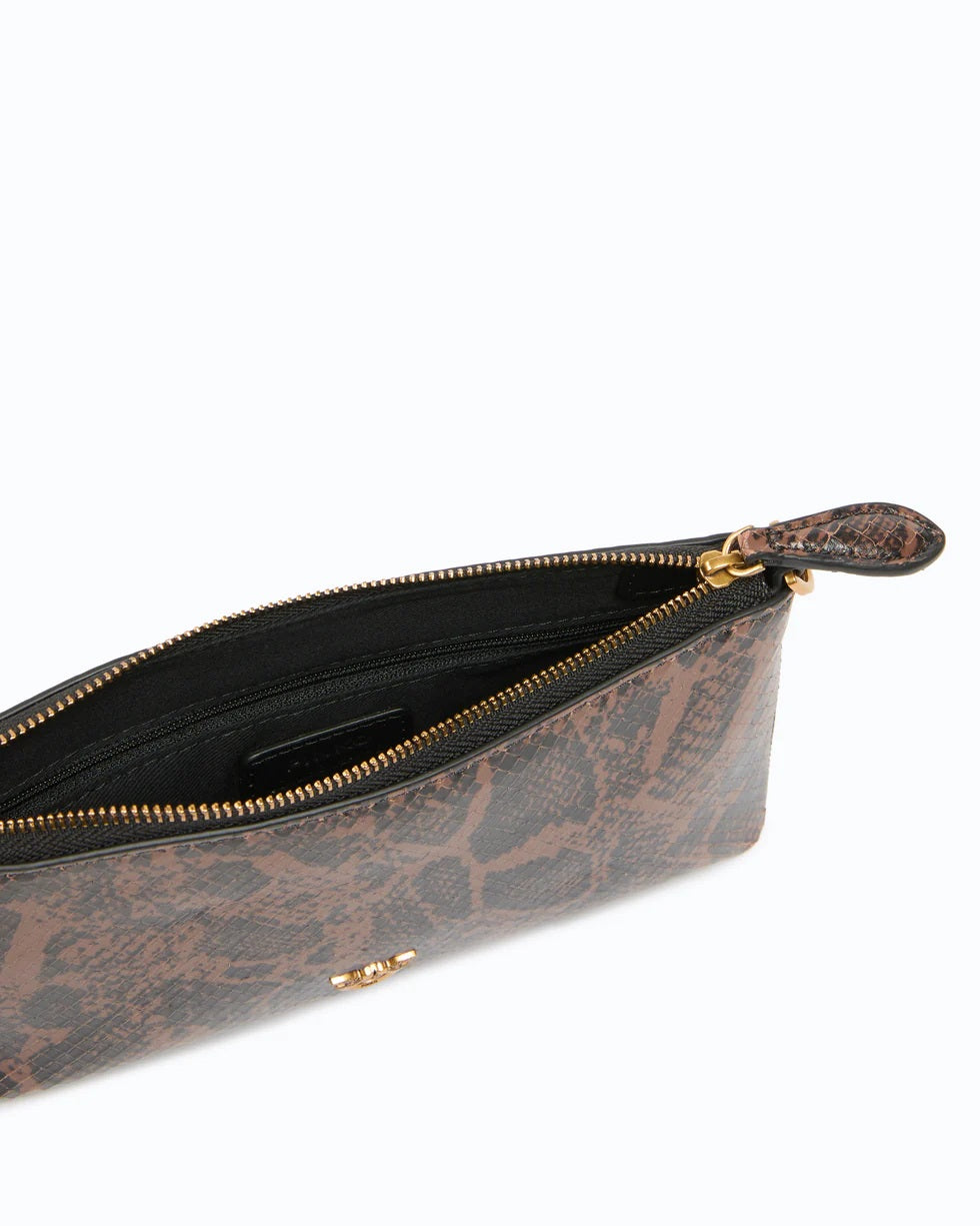 Pinko Flat Horizontal Mini Leather Bag