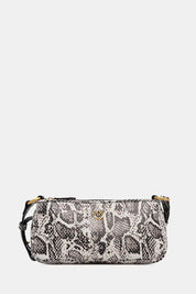Pinko Half Moon Horizontal Mini leather crossbody bag