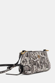 Pinko Half Moon Horizontal Mini leather crossbody bag