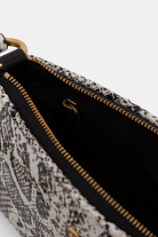 Pinko Half Moon Horizontal Mini leather crossbody bag