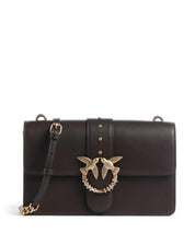 Pinko Love One Classic New Buckle leather crossbody bag
