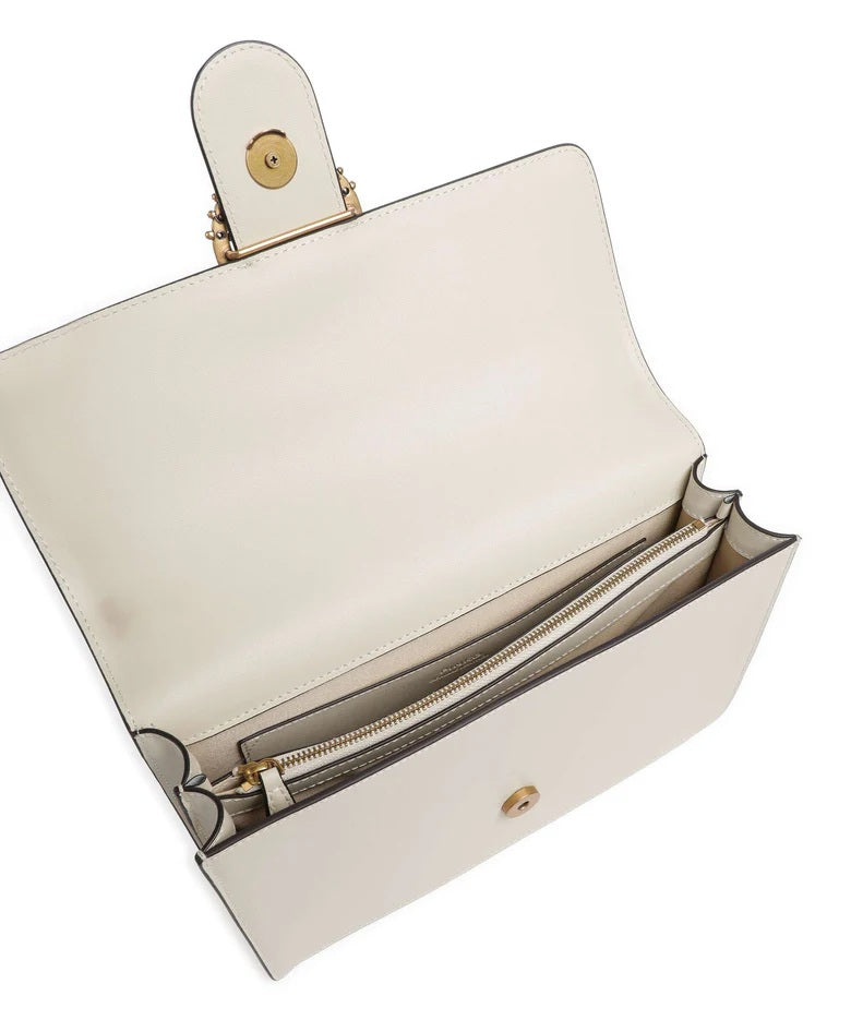Pinko Love One Classic New Buckle leather crossbody bag