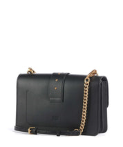 Borsa a tracolla Love One Classic New Buckle in pelle Pinko