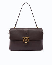 Pinko Love One Extra Slouchy shoulder bag in New Biker leather