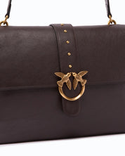 Pinko Love One Extra Slouchy shoulder bag in New Biker leather
