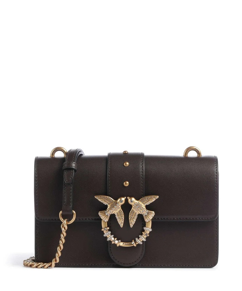 Borsa Love One Mini in pelle Pinko