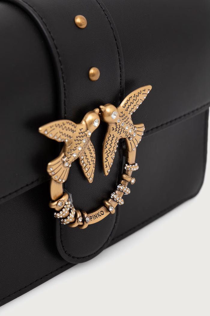 Pinko Love One Mini leather bag