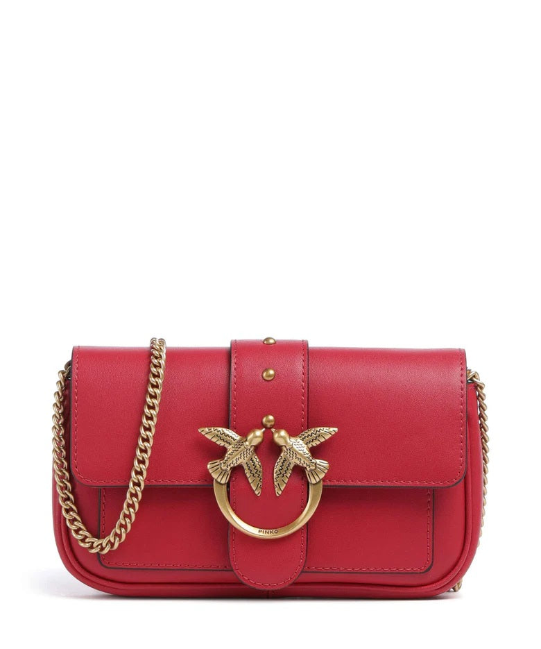 Pinko Love One Pocket Leather Bag