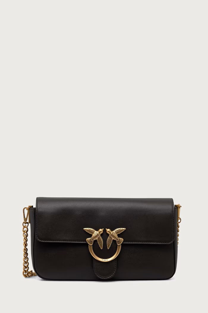 Borsa Love One Slouchy Classic in pelle Pinko