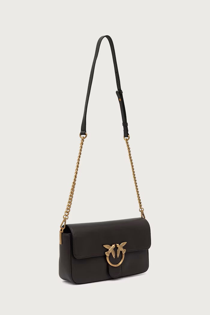 Borsa Love One Slouchy Classic in pelle Pinko