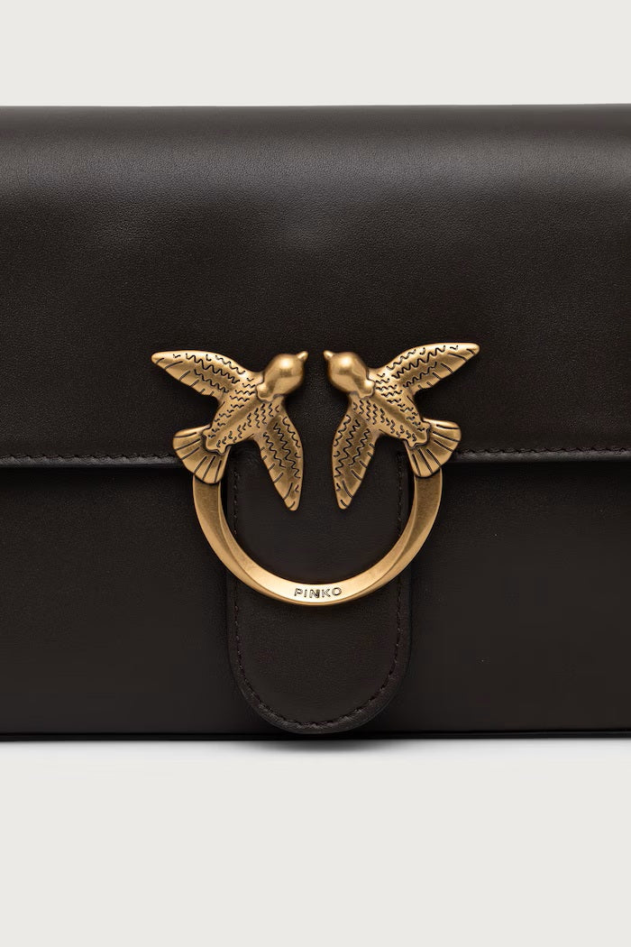 Borsa Love One Slouchy Classic in pelle Pinko