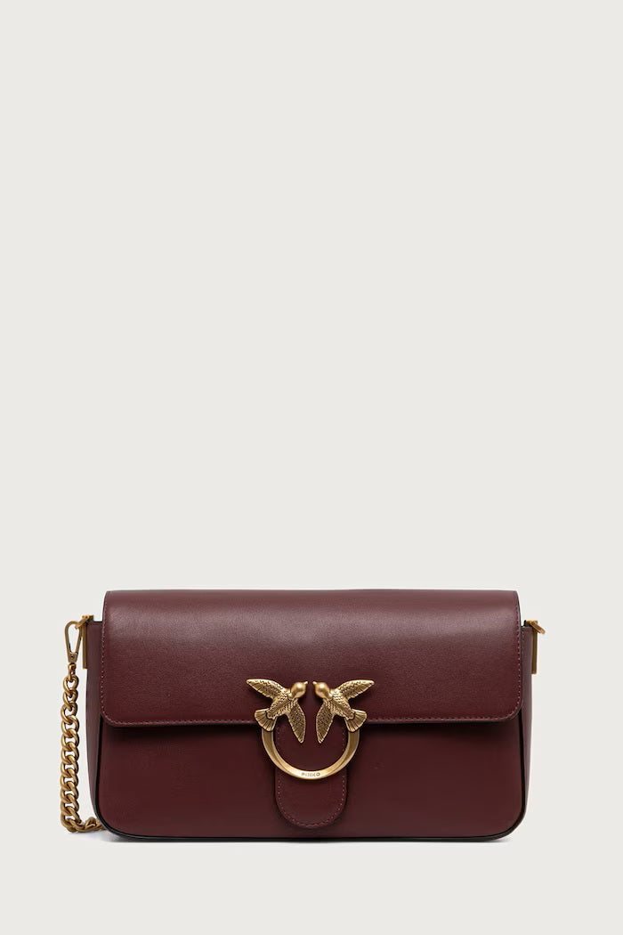 Borsa Love One Slouchy Classic in pelle Pinko