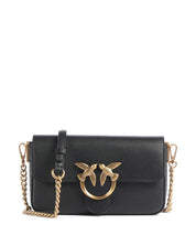 Pinko Love One Slouchy Mini leather crossbody bag