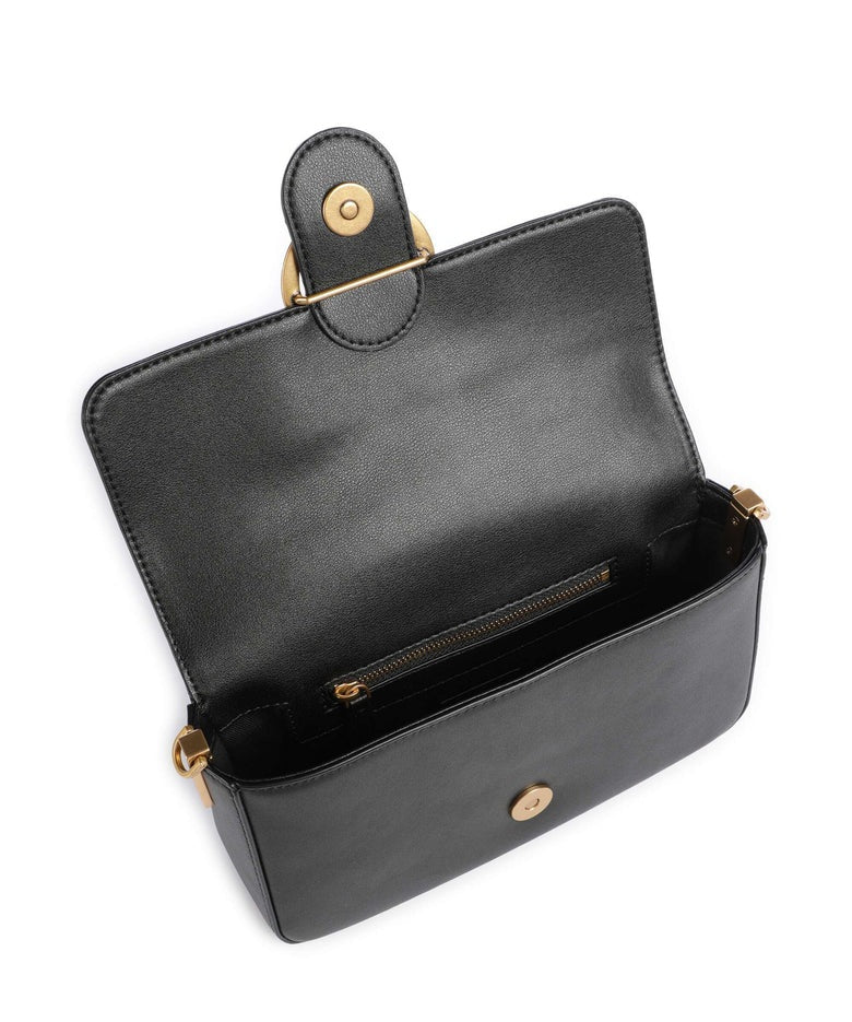 Pinko Love One Slouchy Mini leather crossbody bag