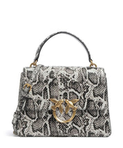Pinko Love One Top Handle Classic Light Leather Bag
