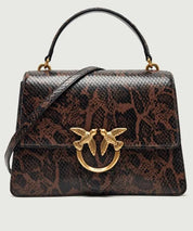 Borsa Love One Top Handle Classic Light in pelle Pinko