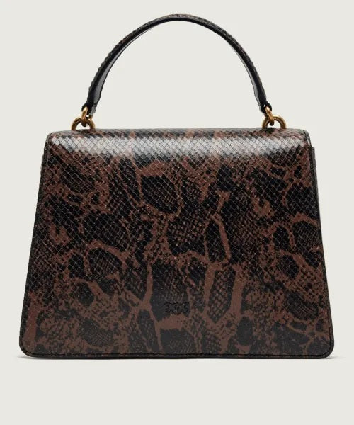 Borsa Love One Top Handle Classic Light in pelle Pinko