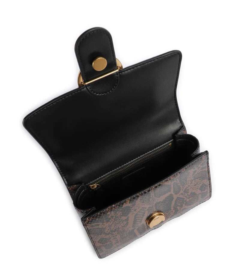 Pinko Love One Top Handle Mini Light Leather Bag