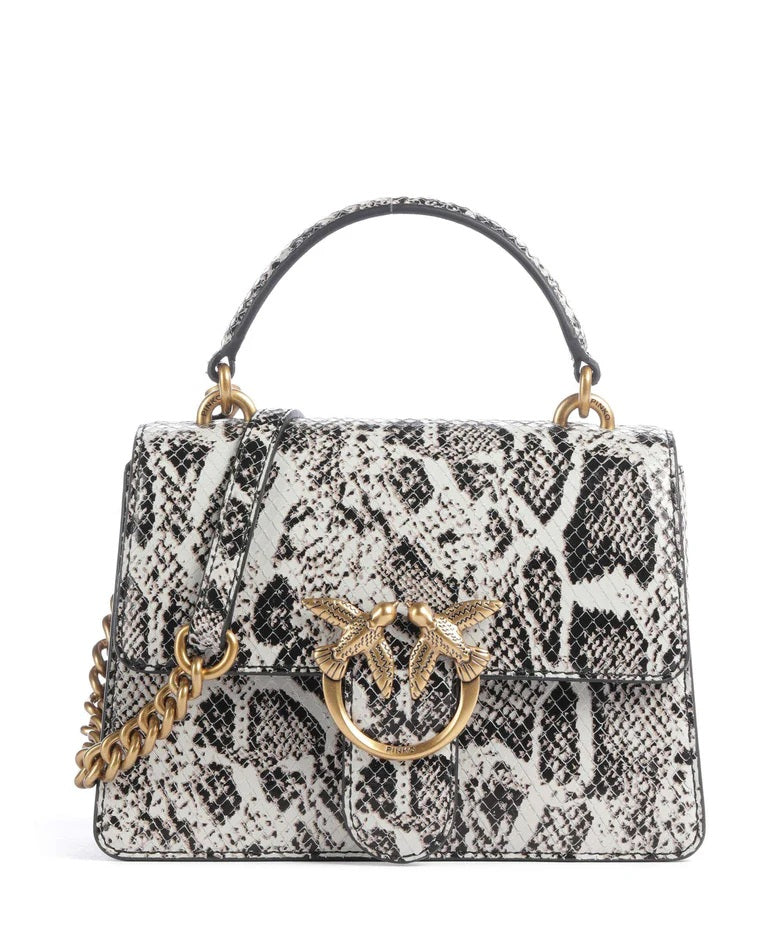 Pinko Love One Top Handle Mini Light Leather Bag