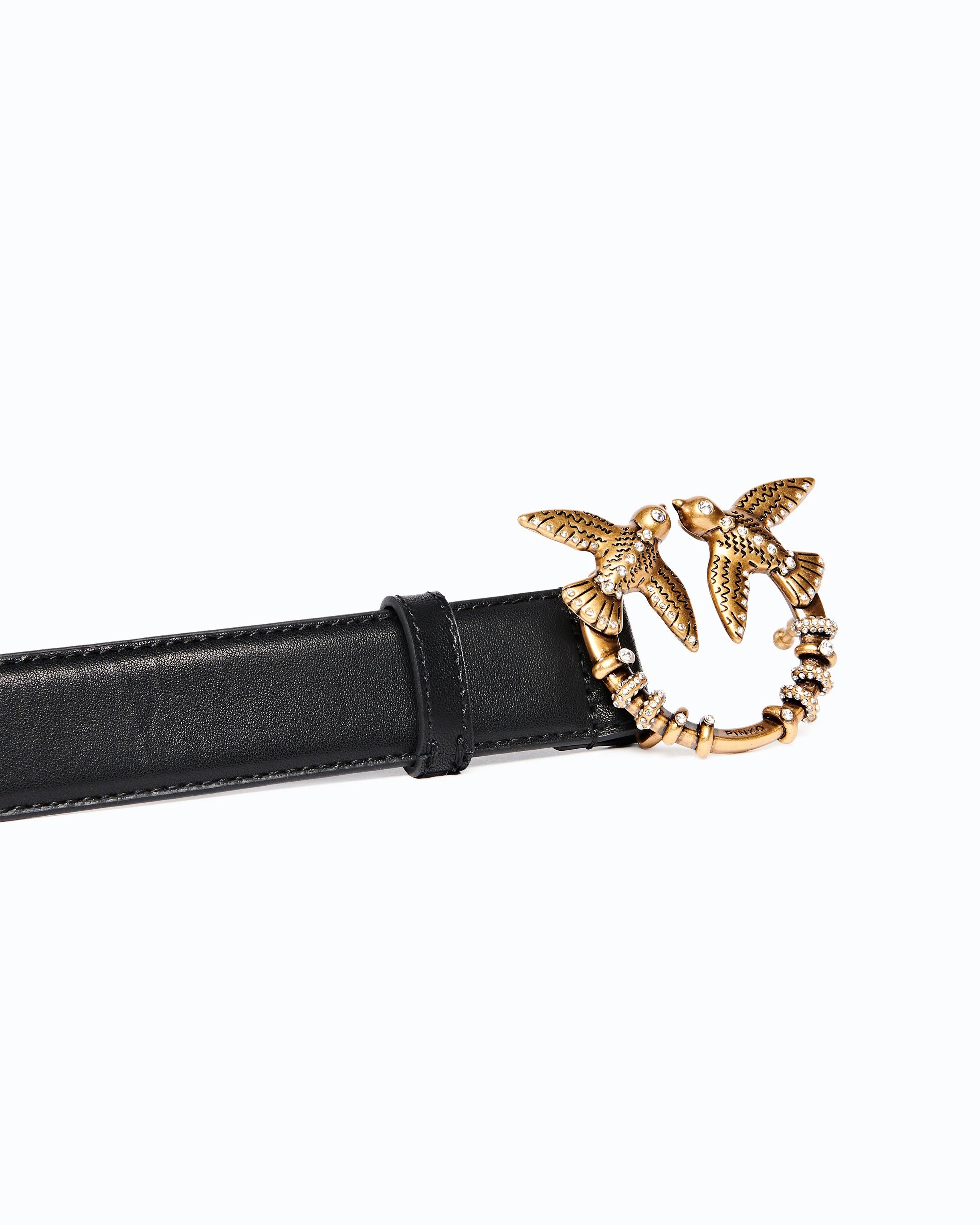Pinko Love Berry H3 Special Leather Belt