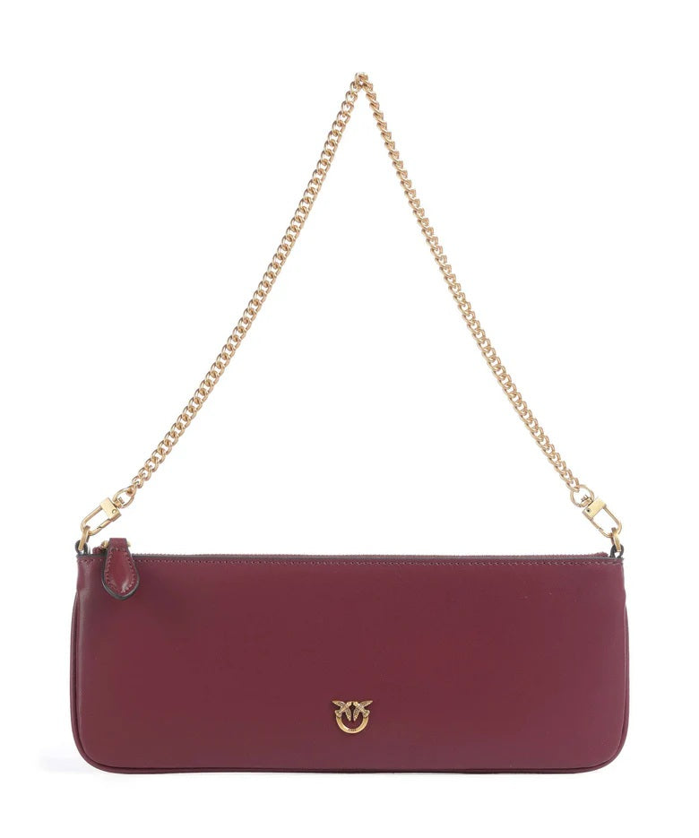Pinko New Horizontal Flat leather bag