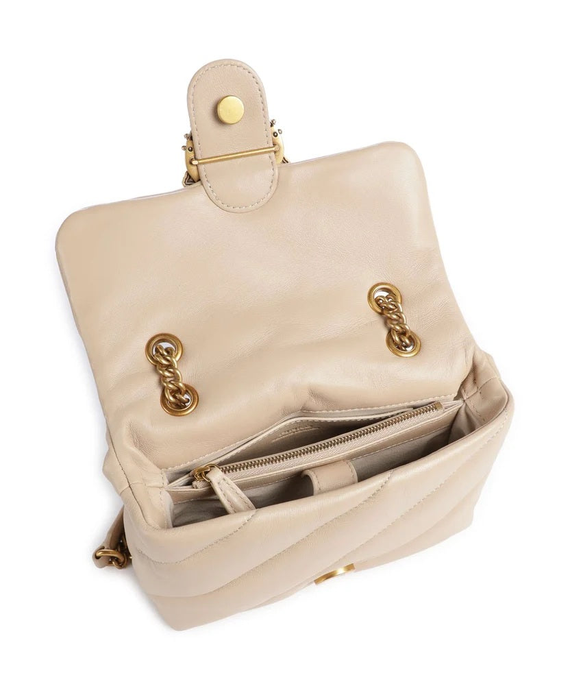 Borsa Puff Mini New Buckle in nappa Pinko