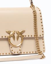Borsa Top Handle Classic Light Studs in pelle
