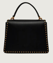 Borsa Top Handle Classic Light Studs in pelle Pinko