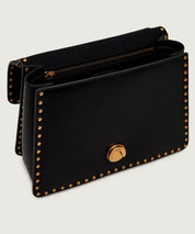Borsa Top Handle Classic Light Studs in pelle Pinko