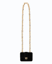 Borsa Mini Pocket Necklace Suede Pinko