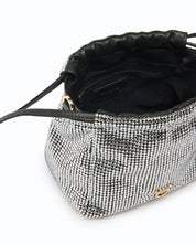Pinko Full Rhinestone Pouch Bag