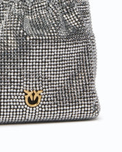 Pinko Full Rhinestone Pouch Bag