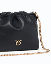 Pinko Nappa Leather Pouch Bag
