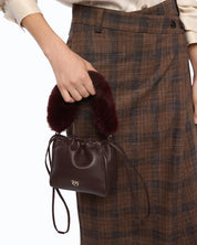 Pinko Nappa Leather Pouch Bag