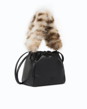 Pinko Nappa Leather Pouch Bag