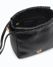 Pinko Nappa Leather Pouch Bag