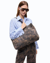 Borsa Tote Suede Pinko