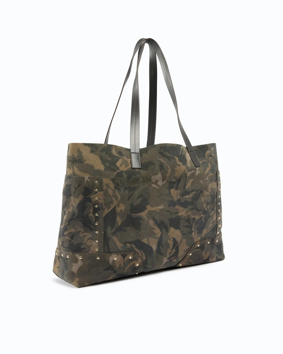 Borsa Tote Suede Pinko