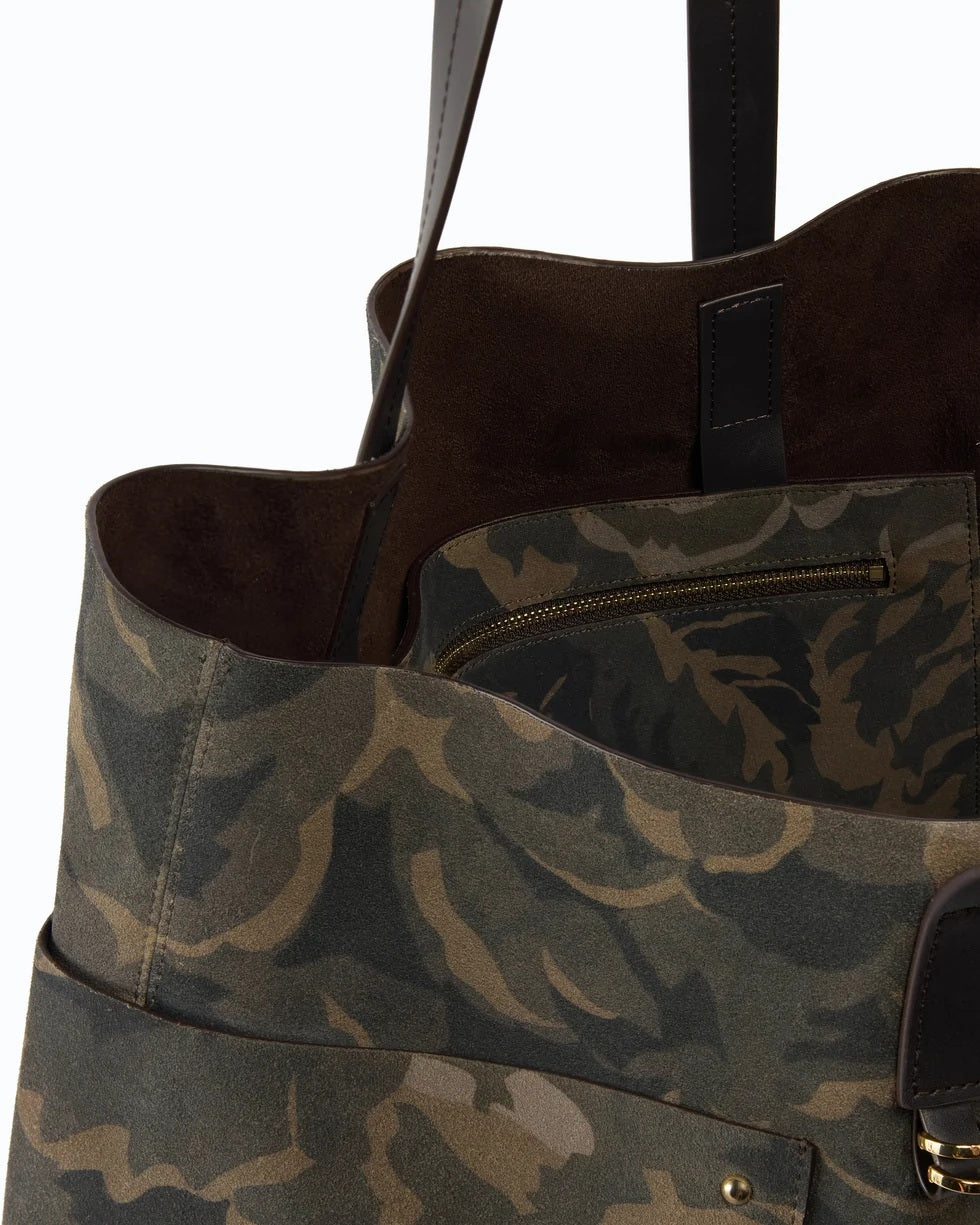 Borsa Tote Suede Pinko